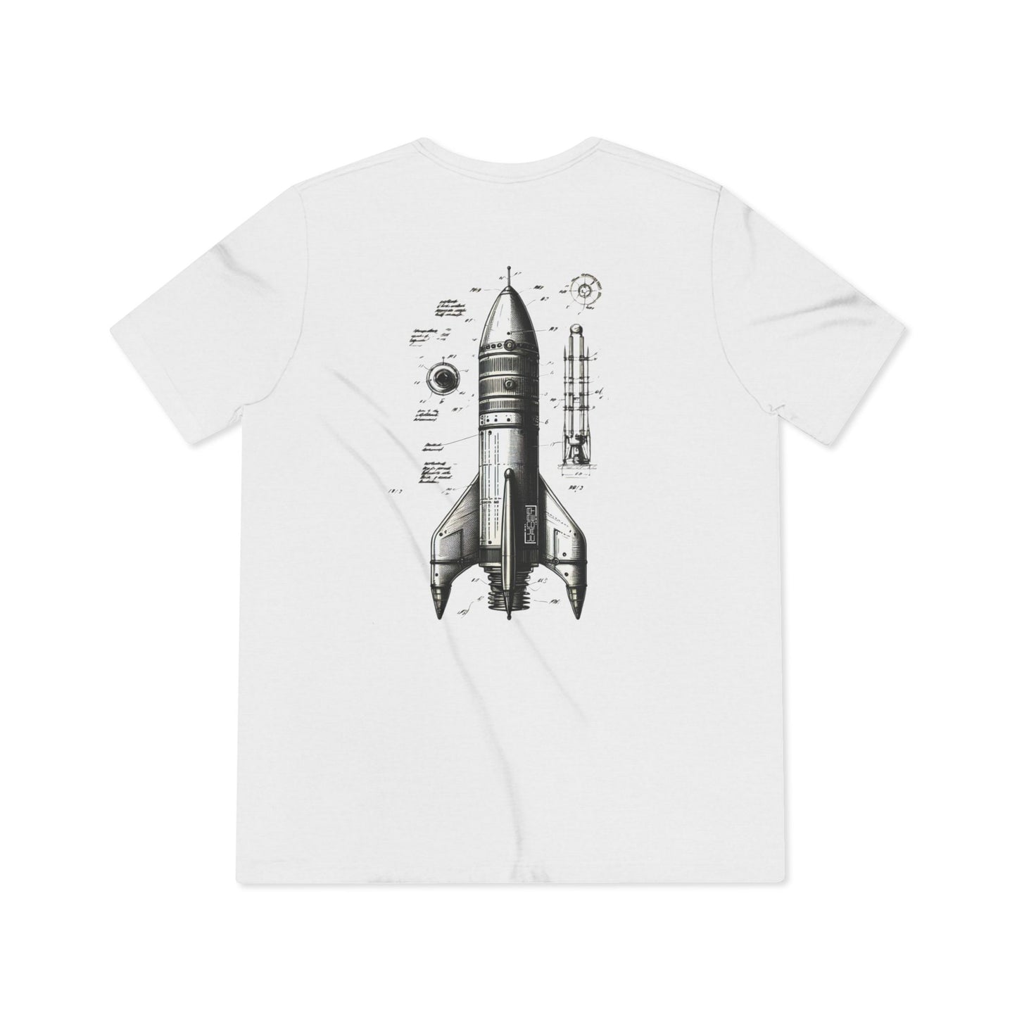 Vintage Rocket Blueprint Tee