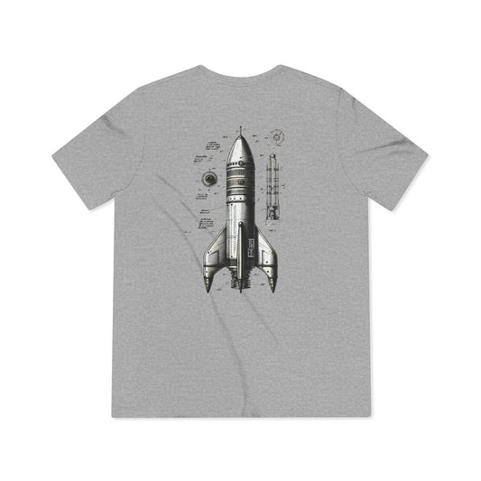 Vintage Rocket Blueprint Tee