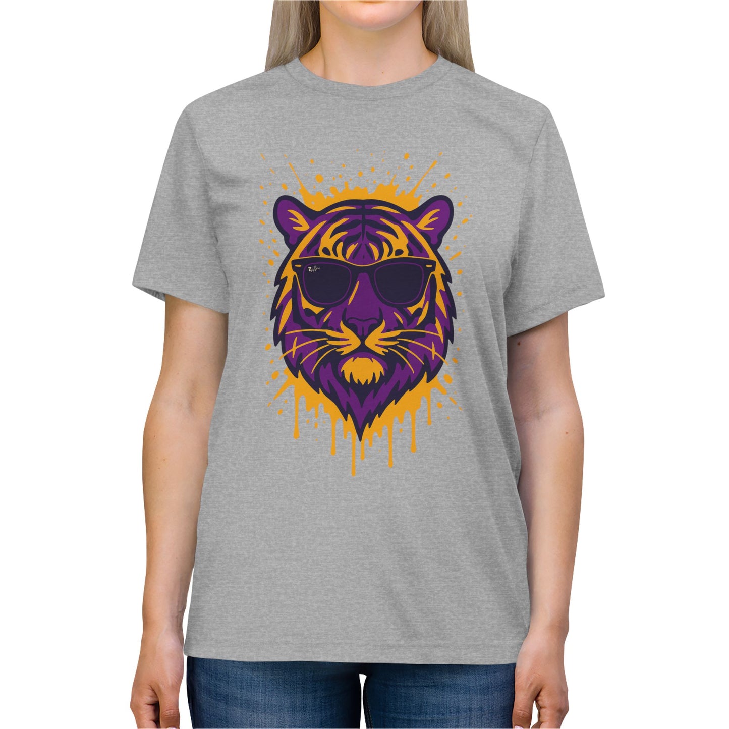 Geaux Splatter Tee, Unisex Shirt, Trendy Apparel, Casual Wear, Gift for Animal Lovers, Summer Style