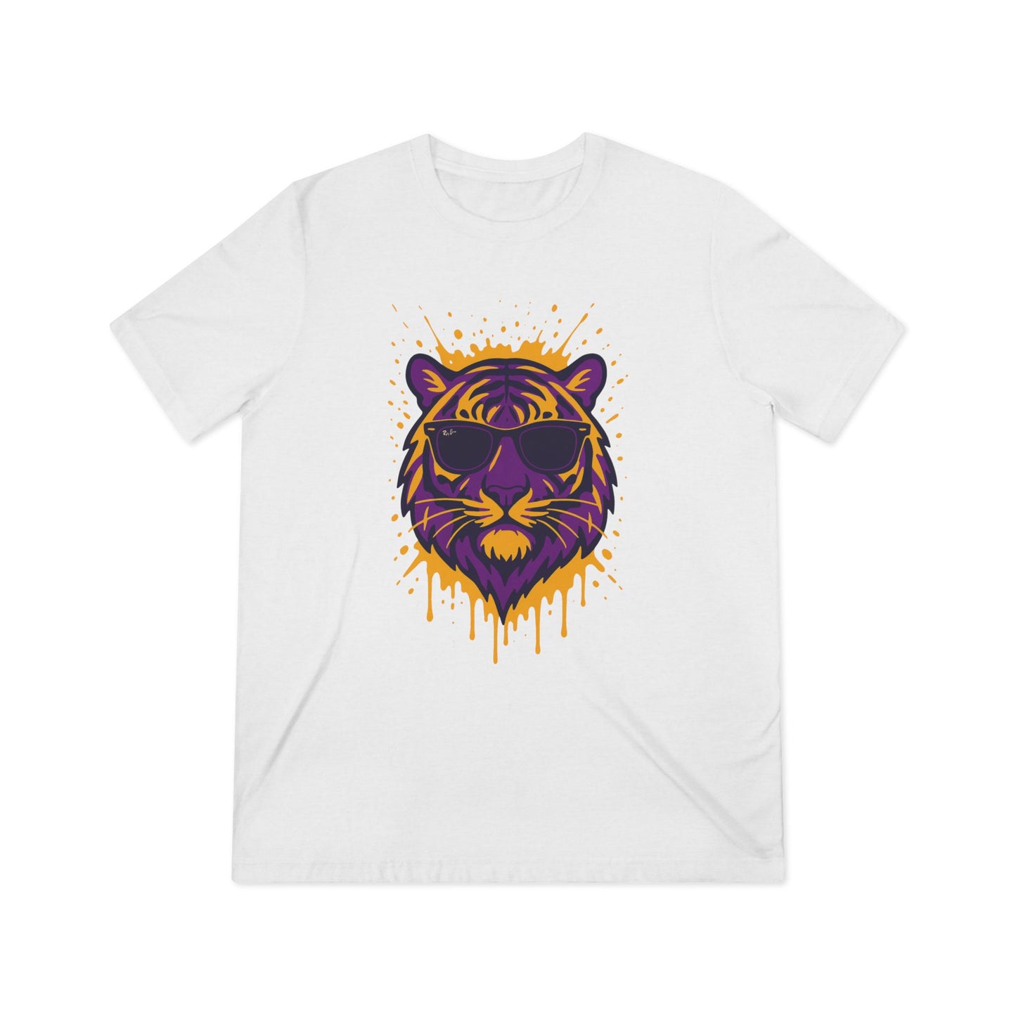 Geaux Splatter Tee, Unisex Shirt, Trendy Apparel, Casual Wear, Gift for Animal Lovers, Summer Style