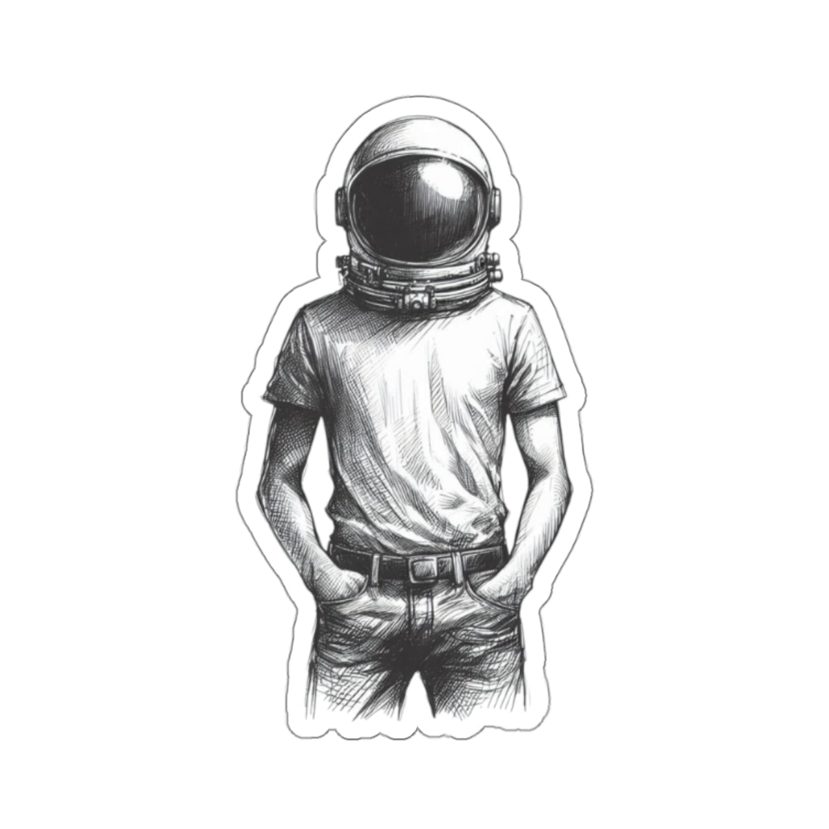 Cosmic Casual Sticker