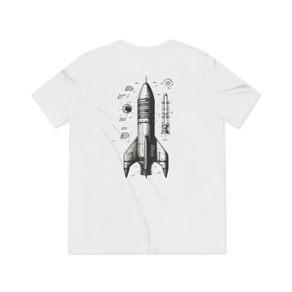 Vintage Rocket Blueprint Tee