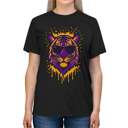 Geaux Splatter Tee, Unisex Shirt, Trendy Apparel, Casual Wear, Gift for Animal Lovers, Summer Style